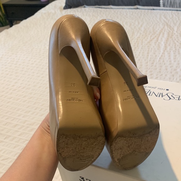 YSL Tribtoo heels in Nappa/Nude size 38/8. - Picture 6 of 6